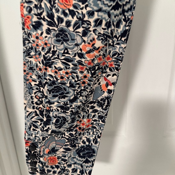 Tory Burch butterfly and floral pants size 28 - Picture 3 of 9